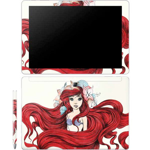 Disney The Little Mermaid Ariel Illustration Galaxy Book 12in Skin